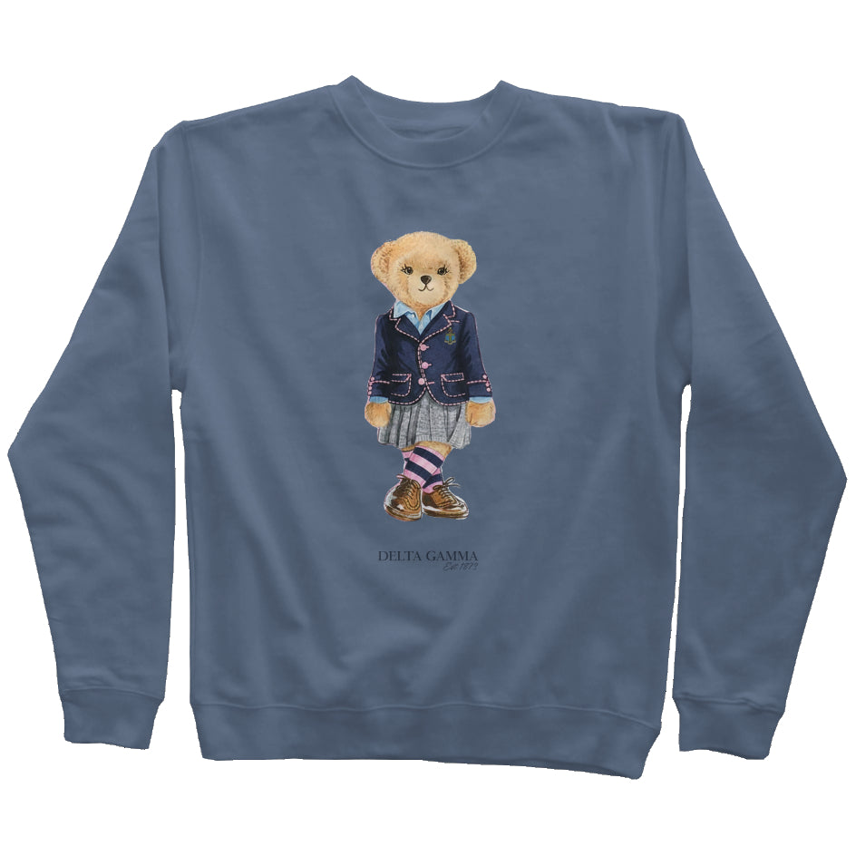 Delta Gamma Sorority Bear Sweatshirt