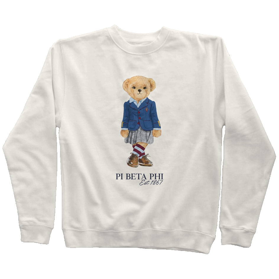 Pi Beta Phi Sorority Bear Sweatshirt