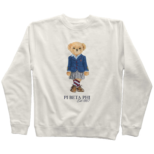 Pi Beta Phi Sorority Bear Sweatshirt