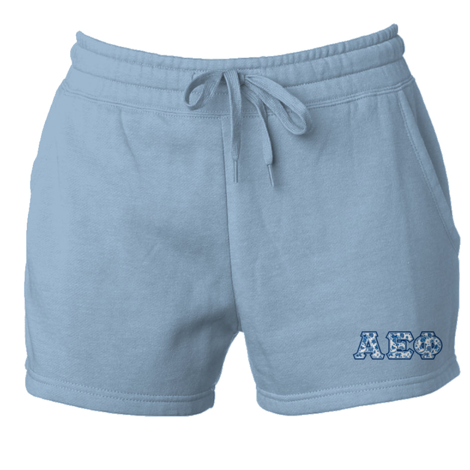 Alpha Epsilon Phi Blue Willow Shorts
