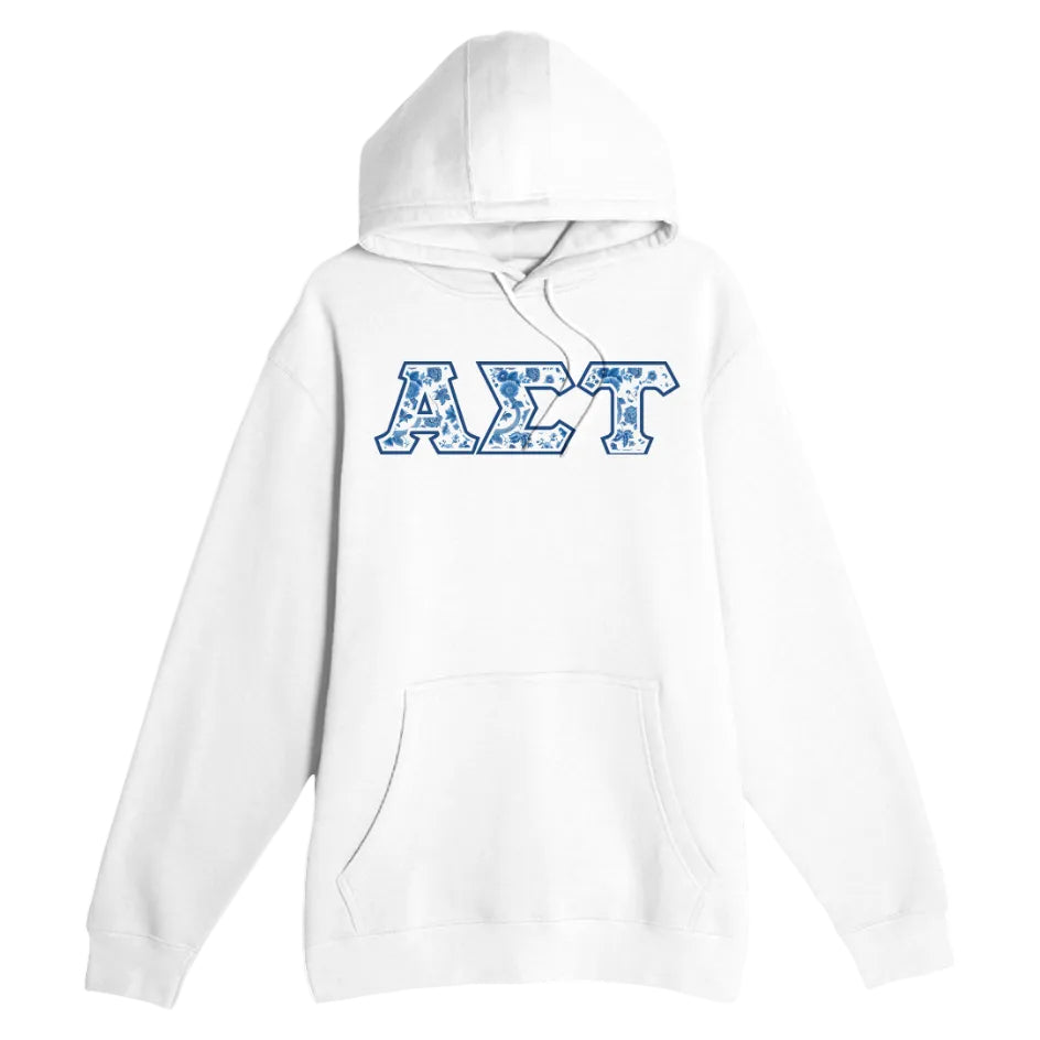 Alpha Sigma Tau Blue Willow Hoodie