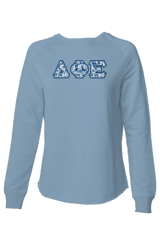 Delta Phi Epsilon Blue Willow Sweatshirt