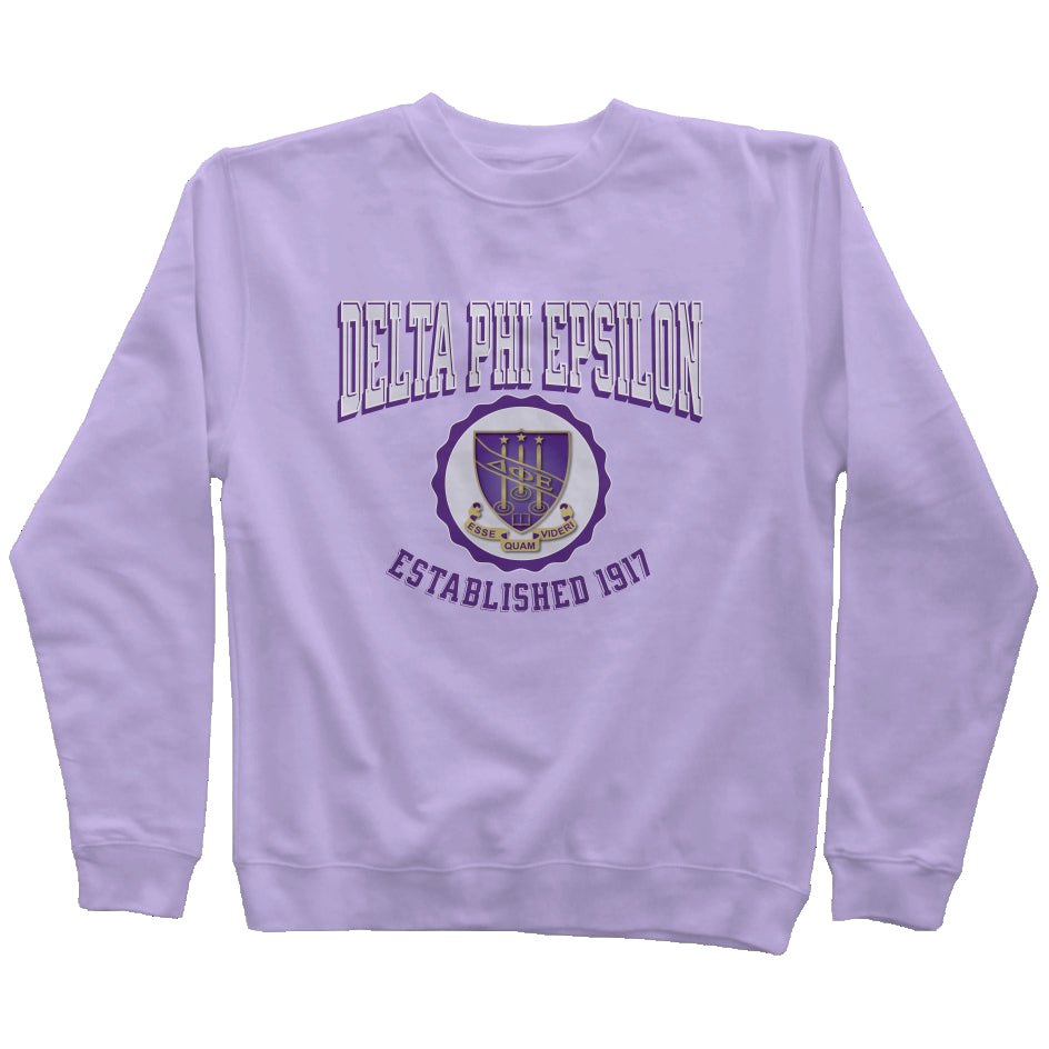 Delta Phi Epsilon Crest Sweatshirt