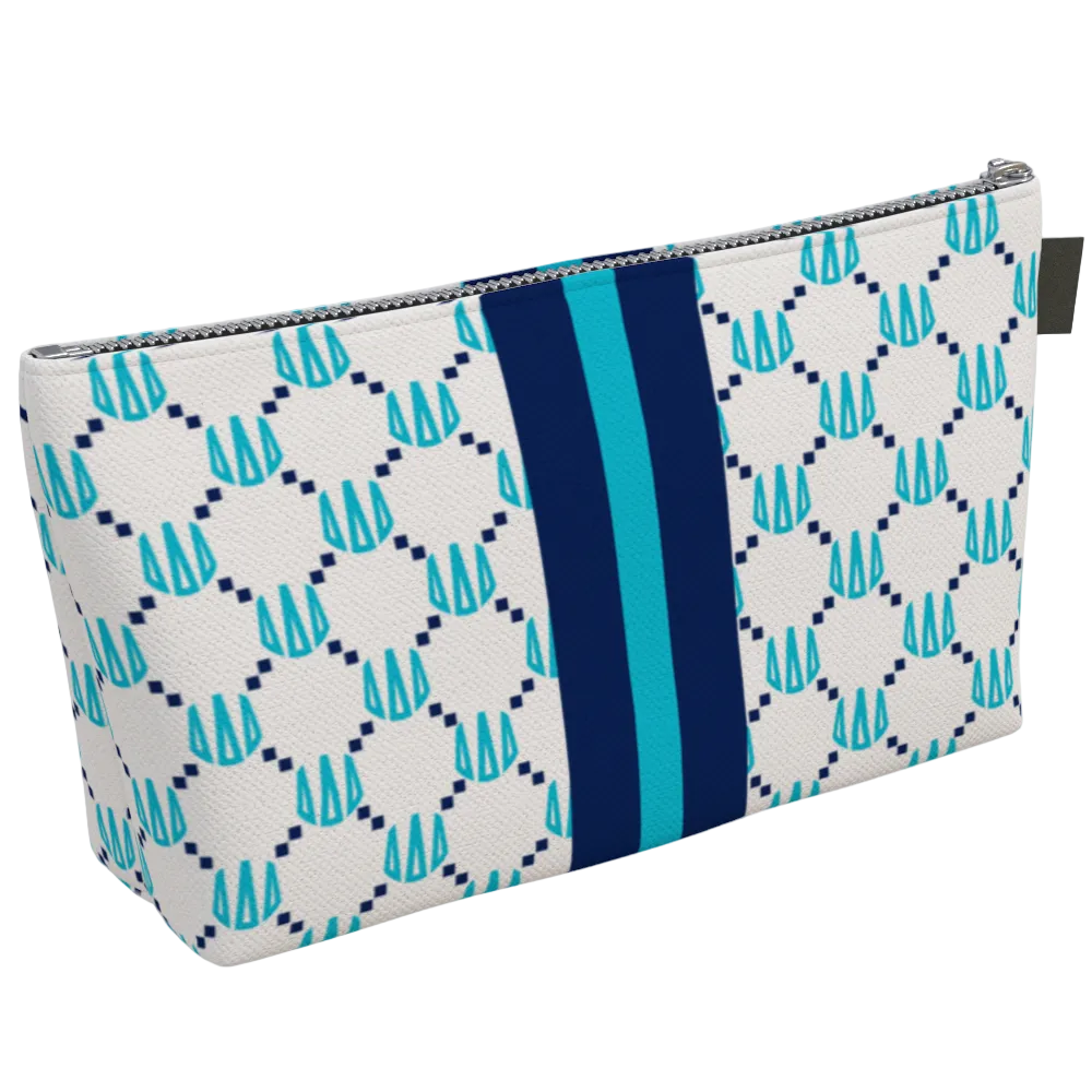 Tri Delta Print Makeup Bag
