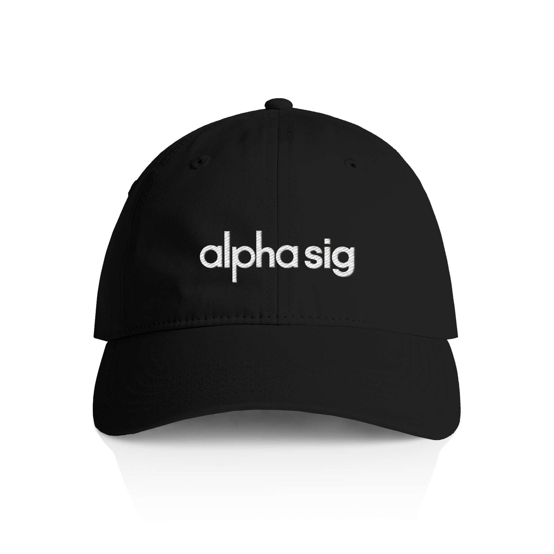 Alpha Sigma Alpha White Puff Embroidered Hat