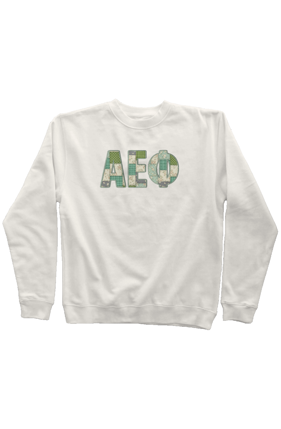 Alpha Epsilon Phi Faux Patchwork Sweatshirt