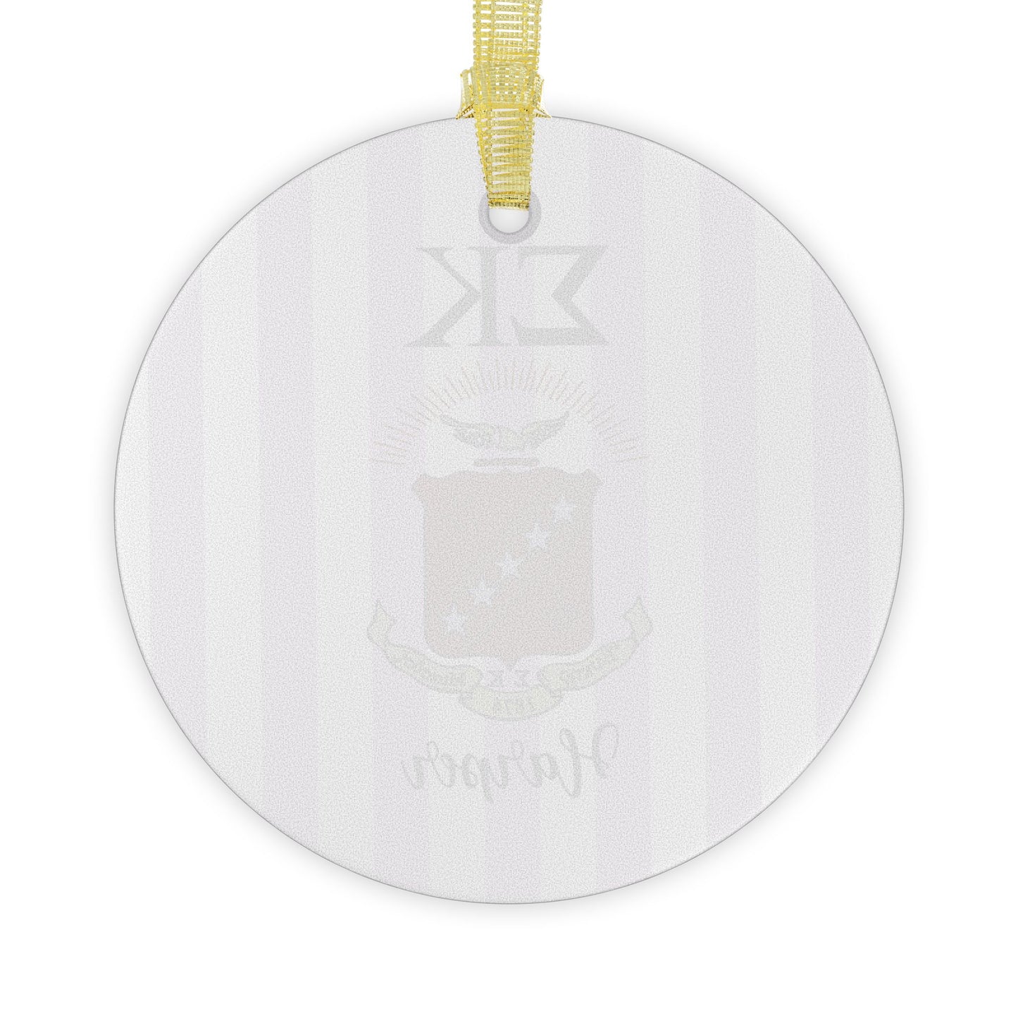 Sigma Kappa Personalized Crest Ornament - Ivy Society