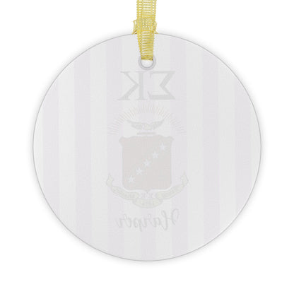 Sigma Kappa Personalized Crest Ornament - Ivy Society