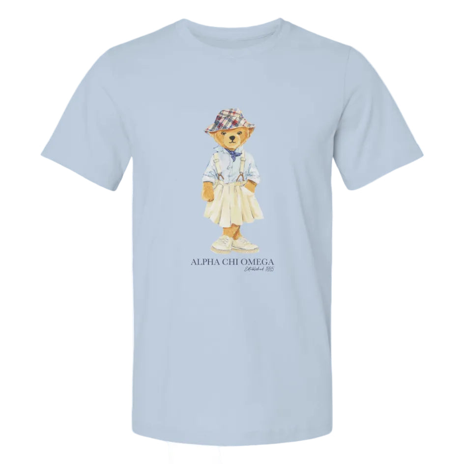 alpha chi omega bear t shirt