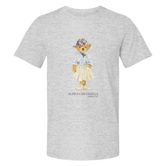 alpha chi omega bear t shirt