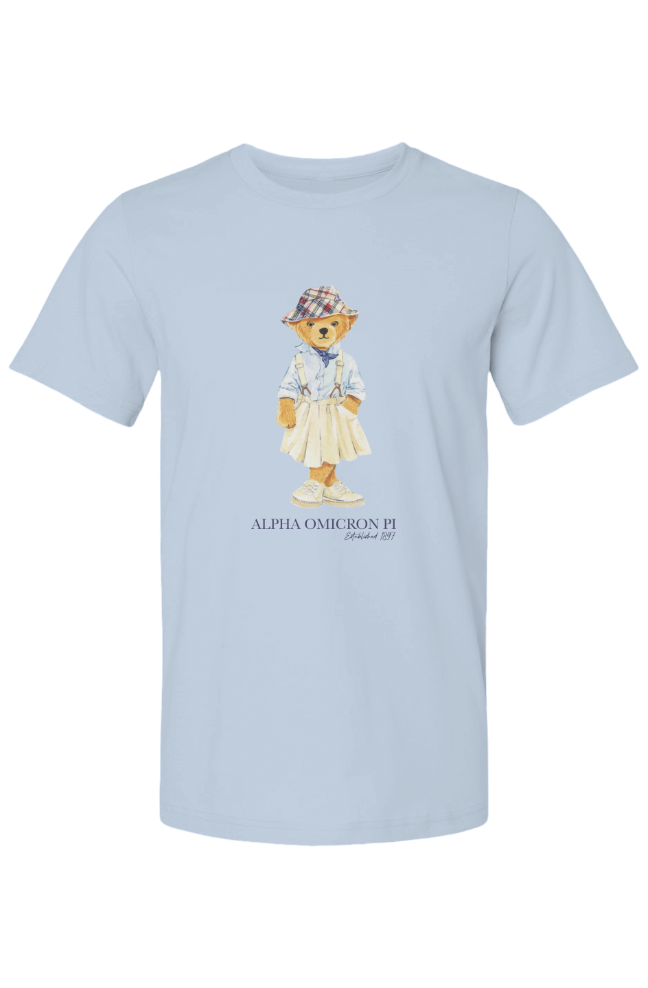 Alpha Omicron Pi Bear T Shirt