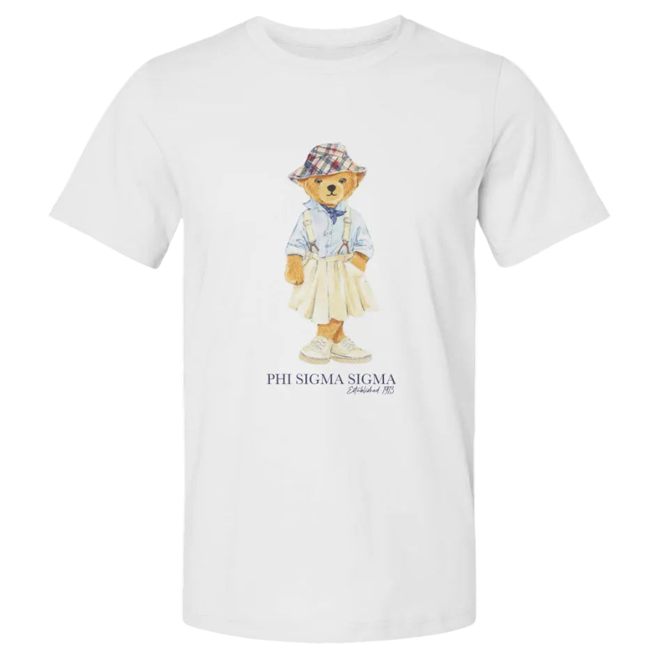 Phi Sigma Sigma Bear T Shirt