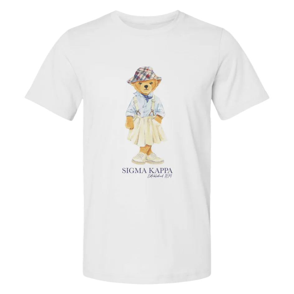 Sigma Kappa Bear T Shirt