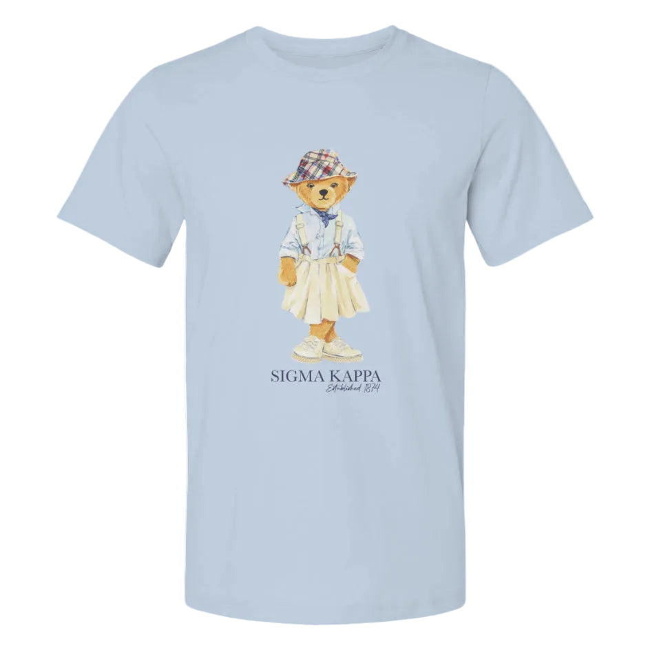 Sigma Kappa Bear T Shirt