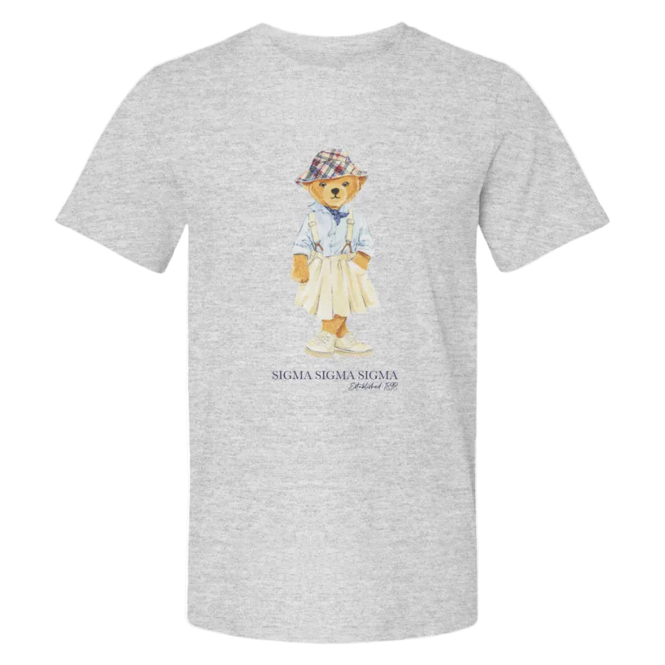 Tri Sigma Bear T Shirt