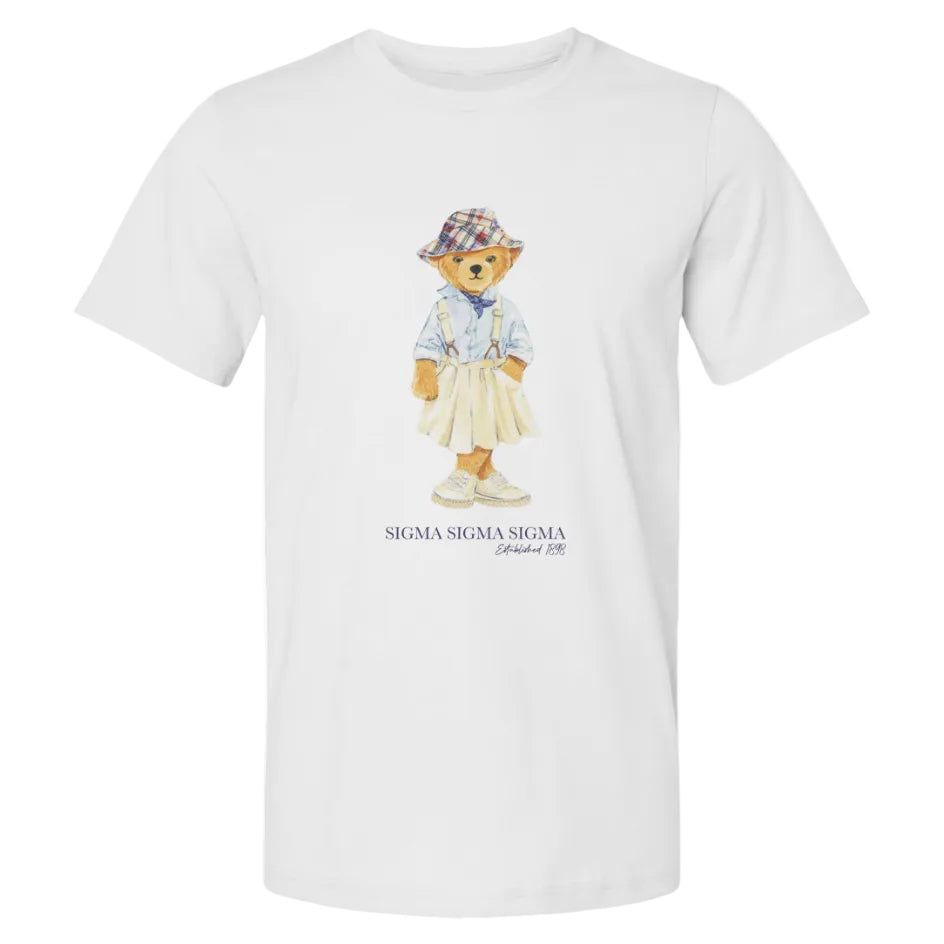 Tri Sigma Bear T Shirt