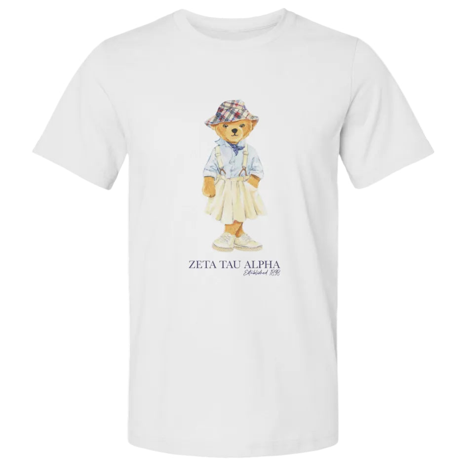 Zeta Tau Alpha Bear T Shirt