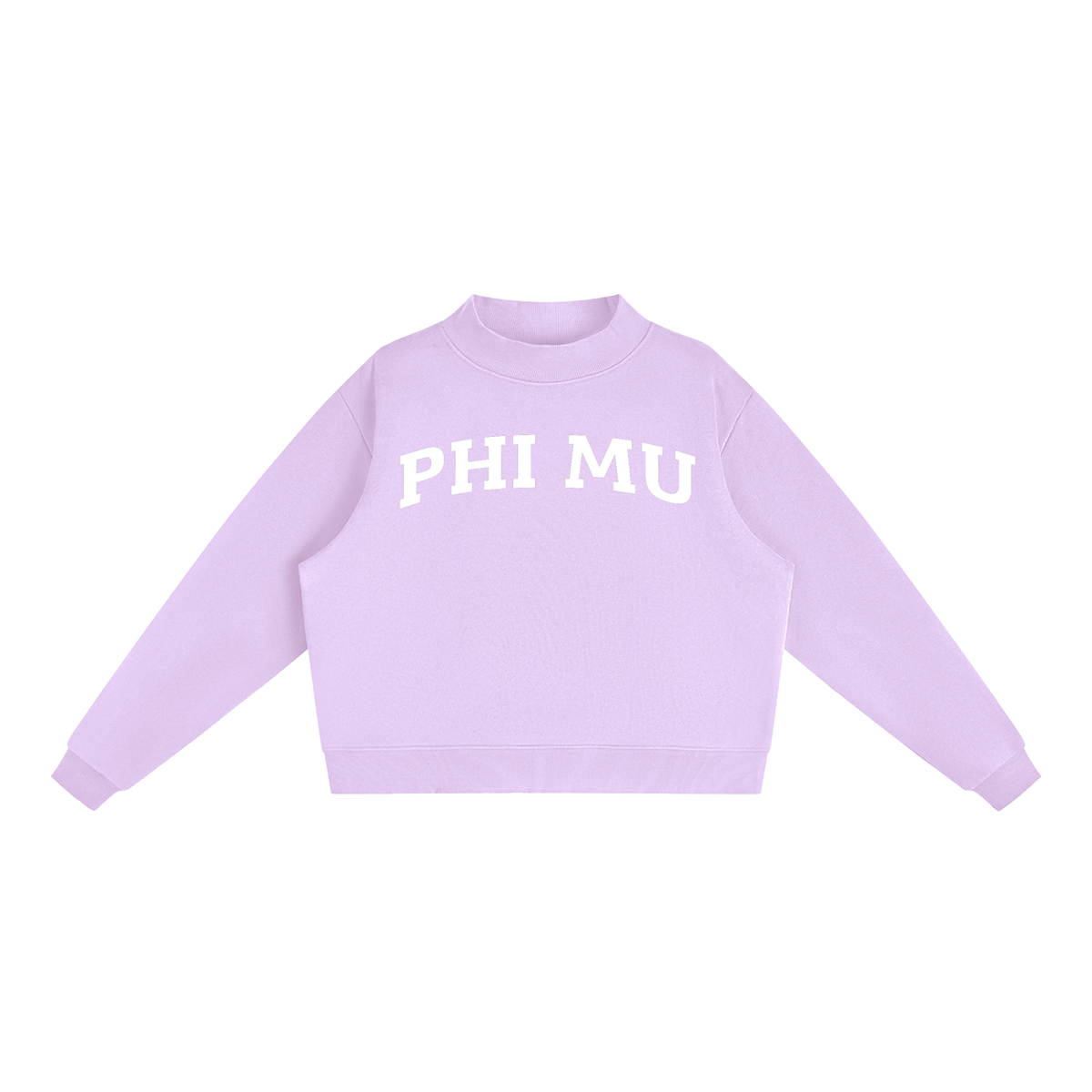 Phi Mu Mock Neck Sweatshirt