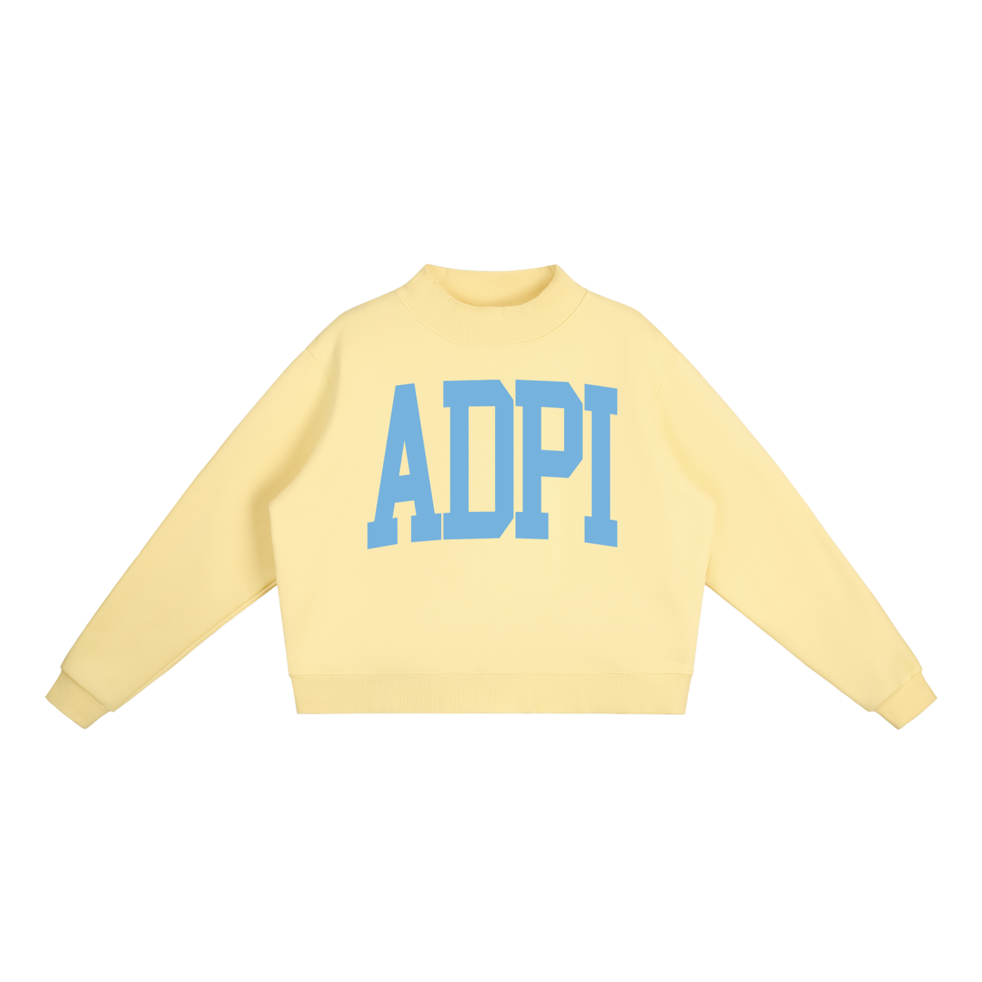 Essential Fleece Mock-Neck Crew Sweatshirt - Ivy Society