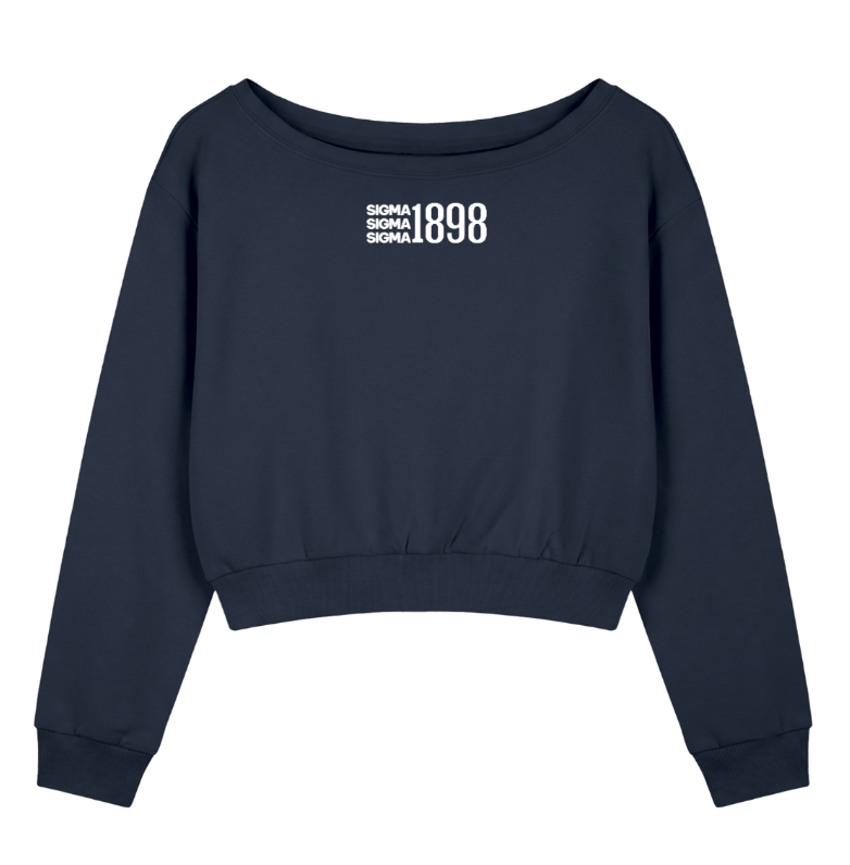 Tri Sigma 1898 Off The Shoulder Sweatshirt