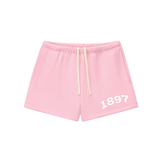 Alpha Omicron Pi Fleece Drawstring Shorts