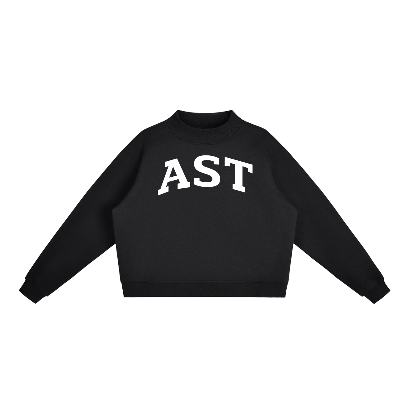 Alpha Sigma Tau Mock Neck Sweatshirt