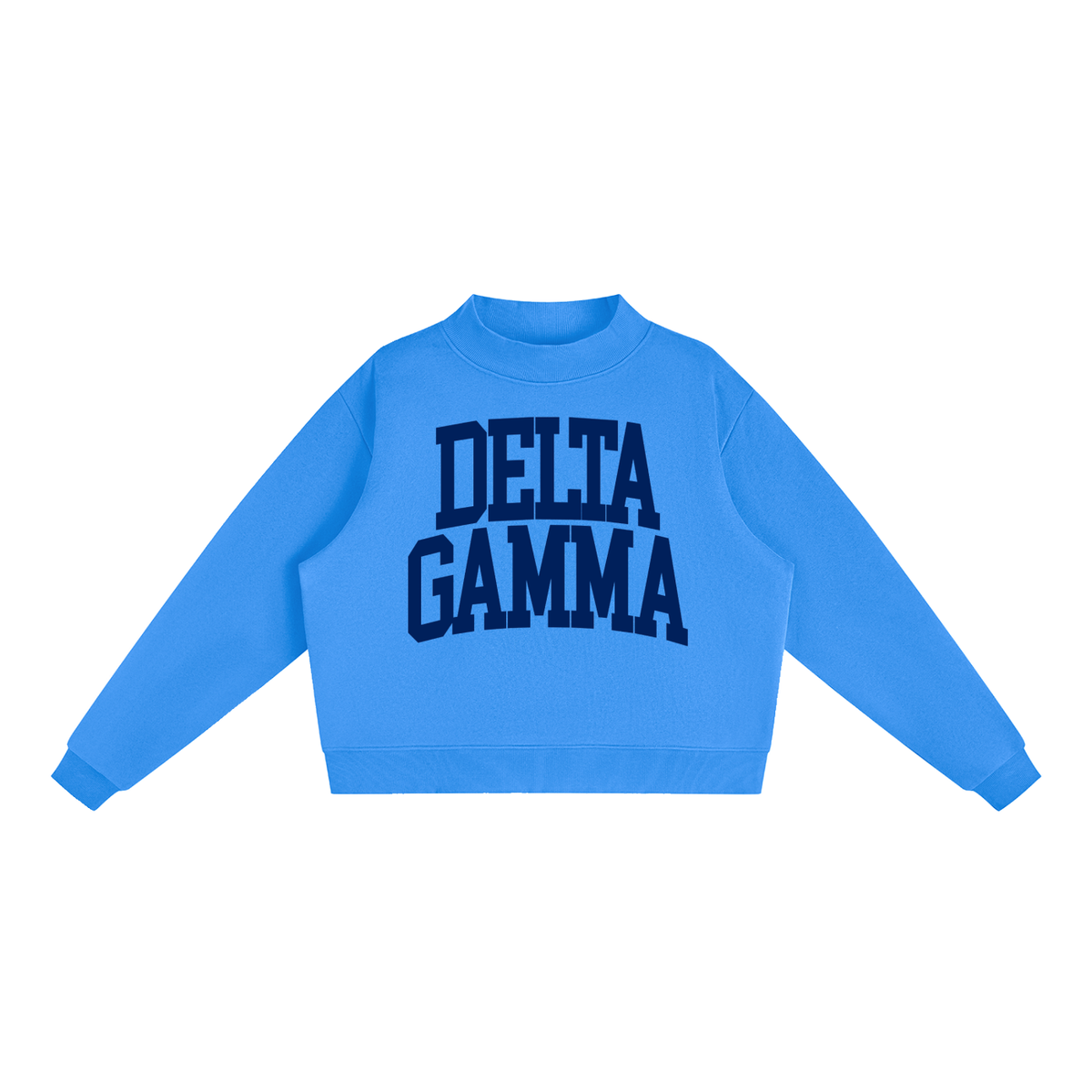 Delta Gamma Big Mock Neck Sweatshirt