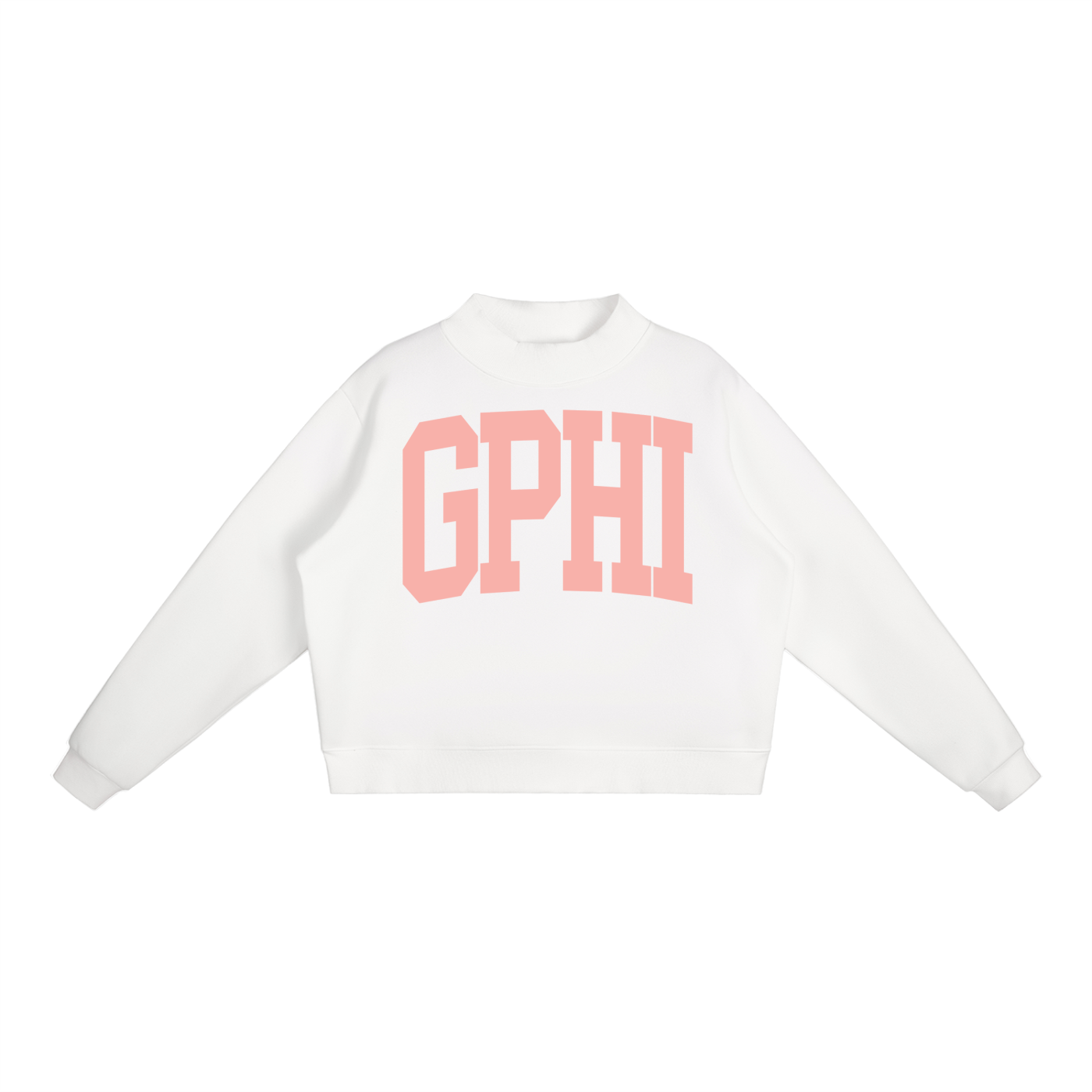 Gamma Phi Beta Big Mock Neck Sweatshirt - Ivy Society