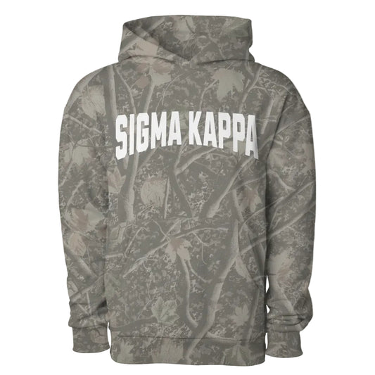 Sigma Kappa Camo Heavyweight Hoodie