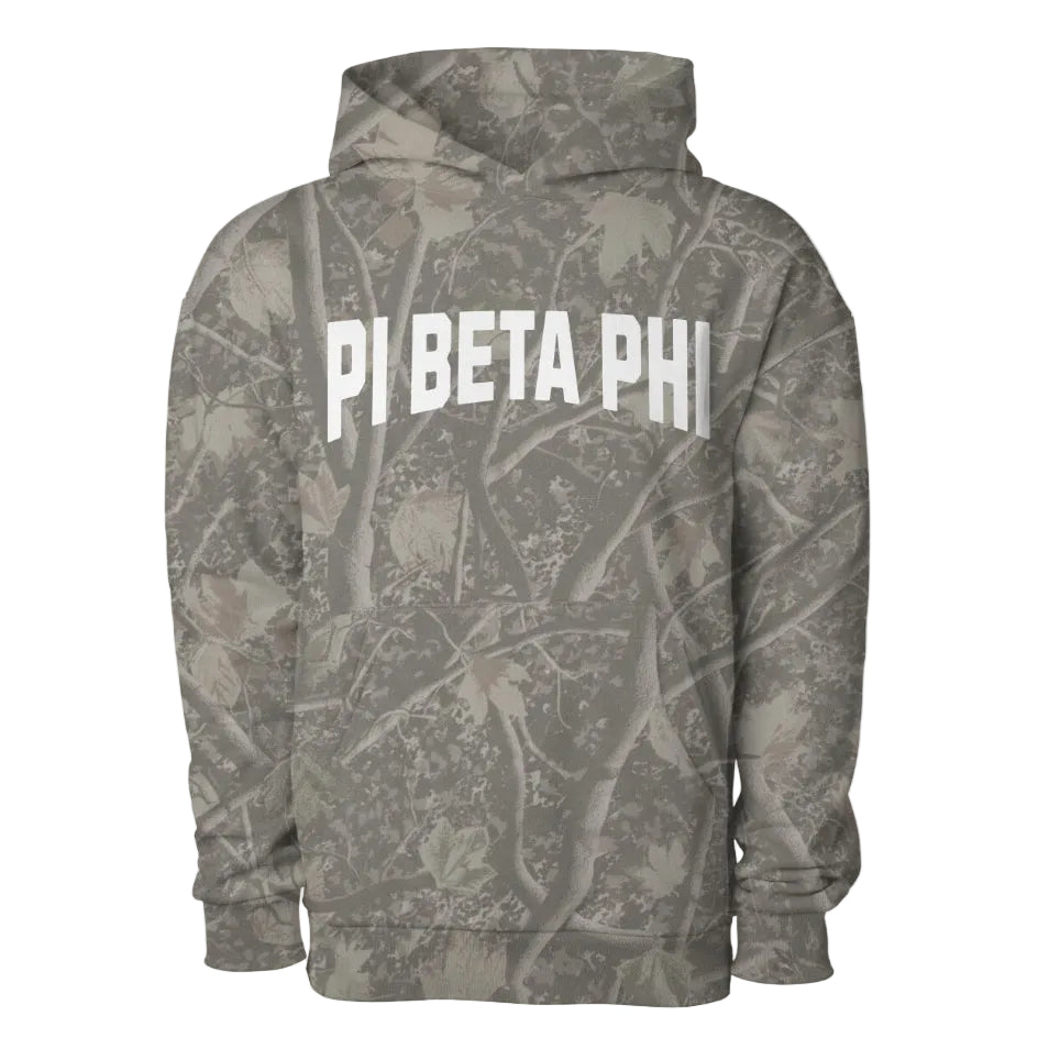 Pi Beta Phi Camo Heavyweight Hoodie