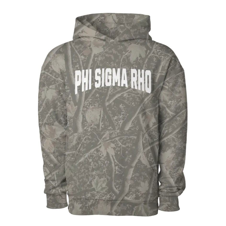 Phi Sigma Rho Camo Heavyweight Hoodie