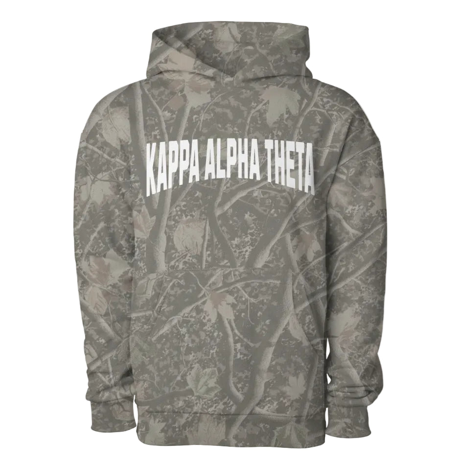 Kappa Alpha Theta Camo Heavyweight Hoodie