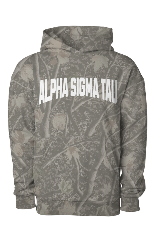 Alpha Sigma Tau Camo Heavyweight Hoodie
