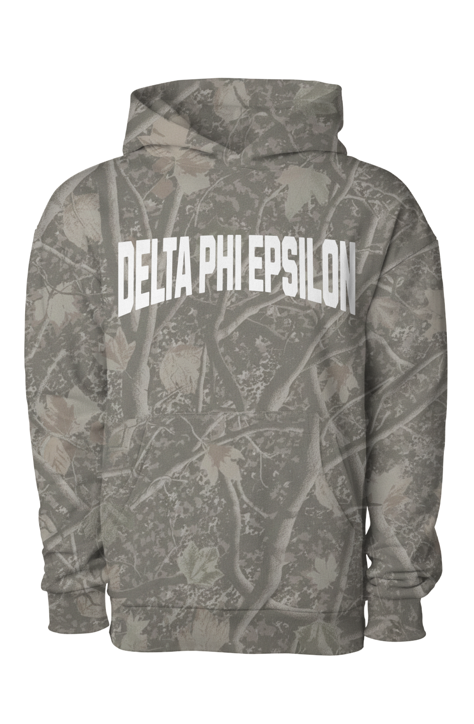 Delta Phi Epsilon Camo Heavyweight Hoodie