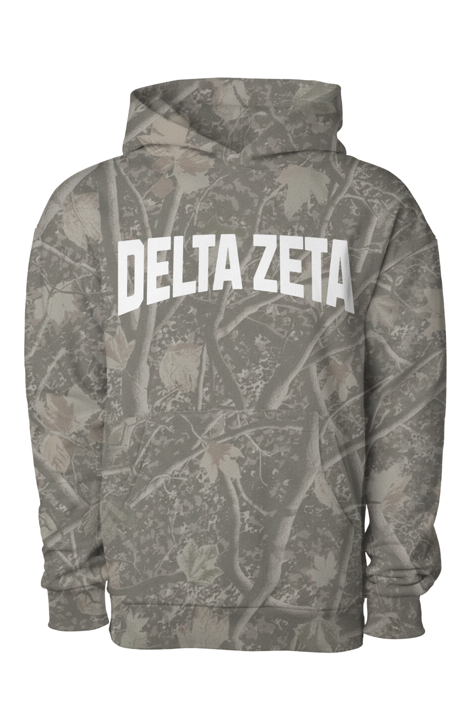 Delta Zeta Camo Heavyweight Hoodie