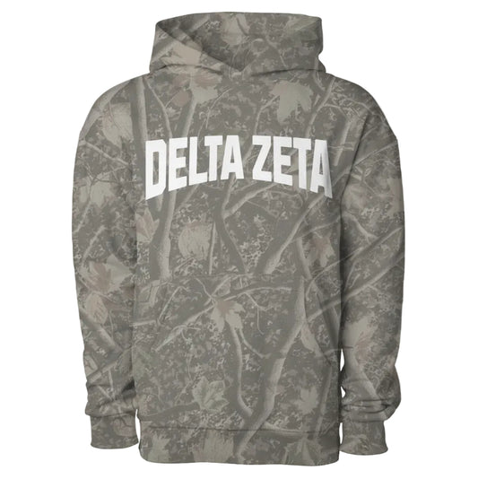Delta Zeta Camo Heavyweight Hoodie