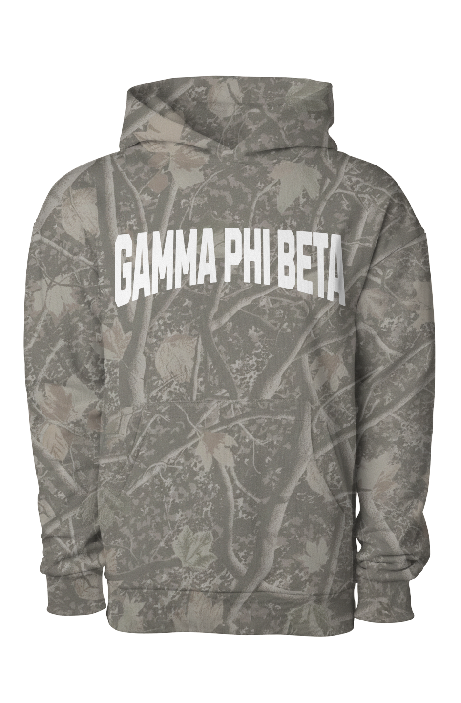 Gamma Phi Beta Camo Heavyweight Hoodie