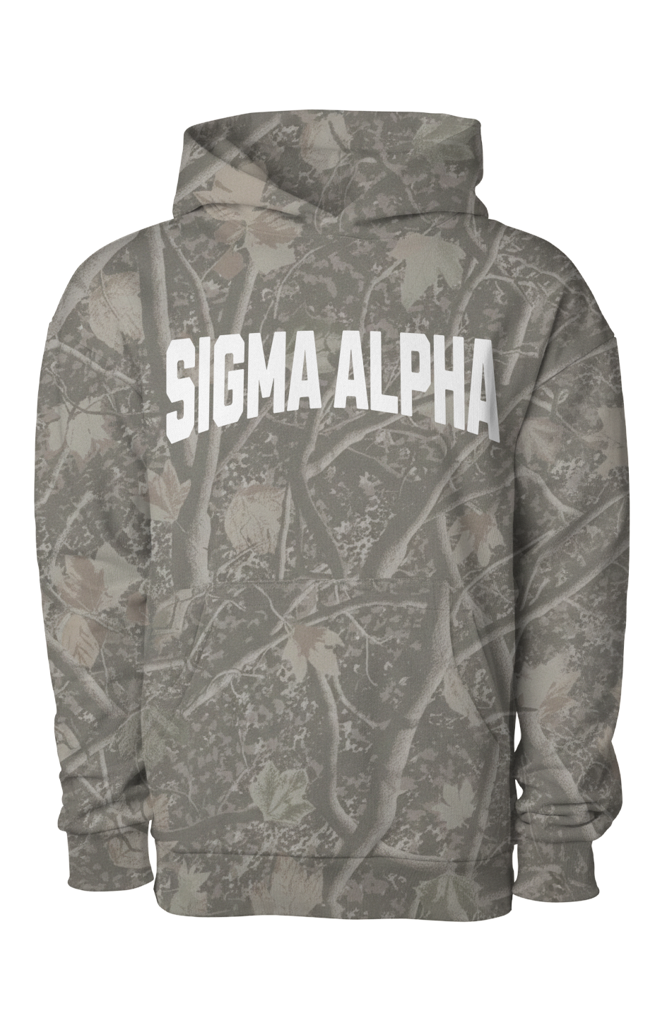 Sigma Alpha Camo Heavyweight Hoodie