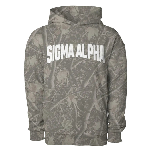 Sigma Alpha Camo Heavyweight Hoodie