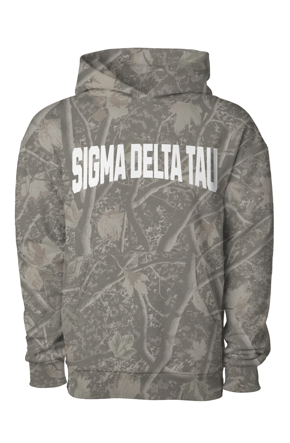 Sigma Delta Tau Camo Heavyweight Hoodie