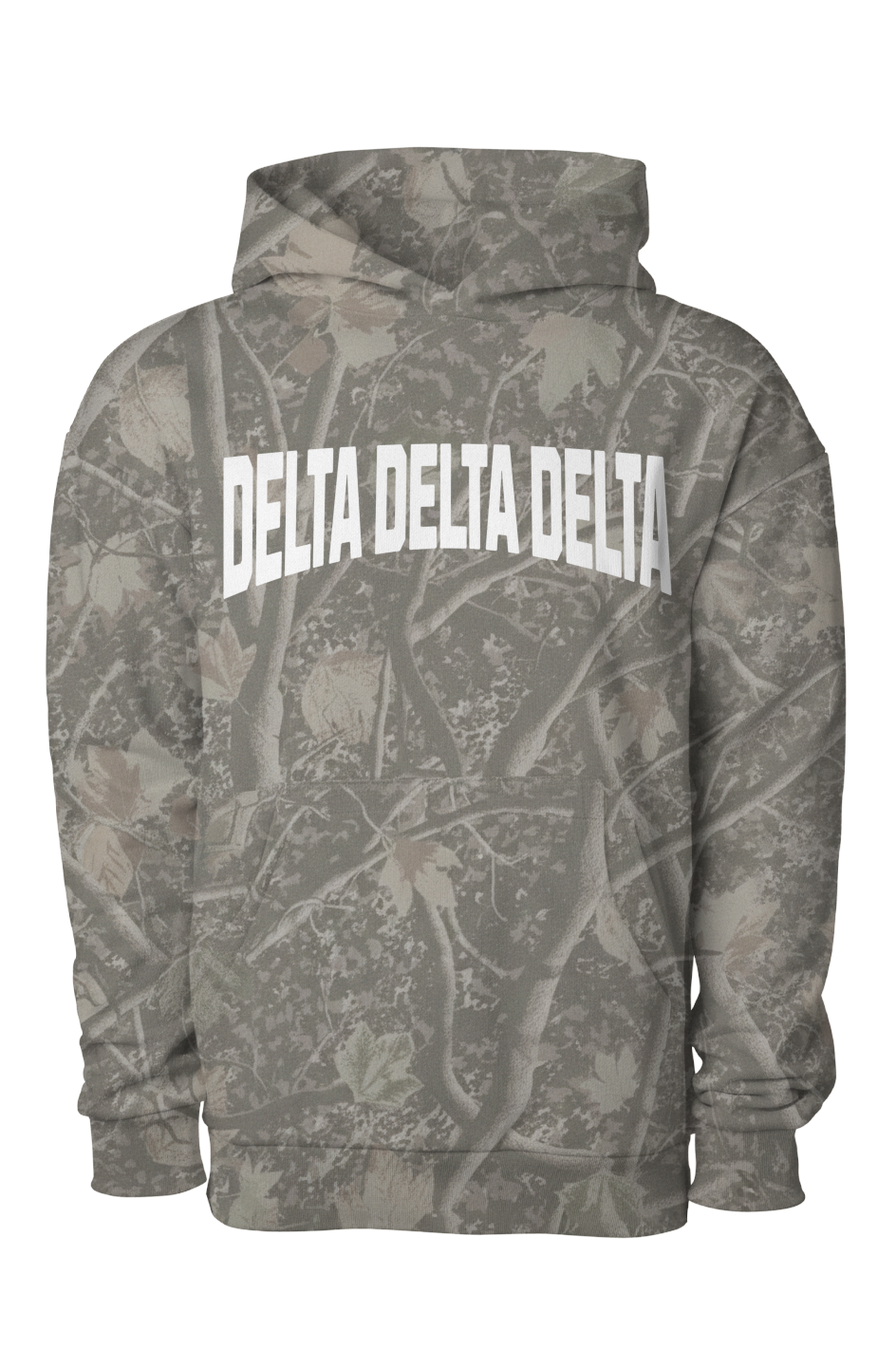 Tri Delta Camo Heavyweight Hoodie