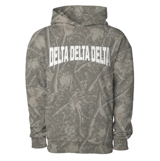 Tri Delta Camo Heavyweight Hoodie