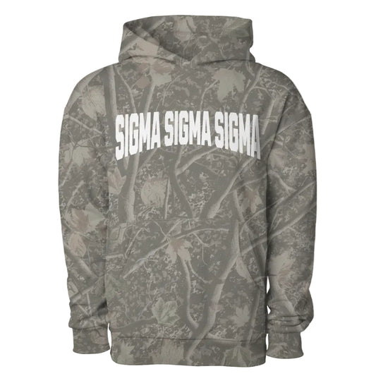 Tri Sigma Camo Heavyweight Hoodie