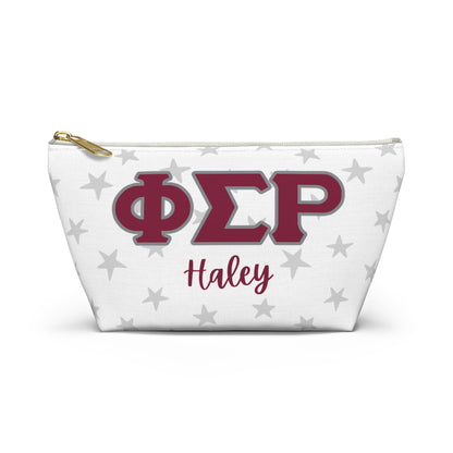 Phi Sigma Rho Personalized Star Makeup Bag - Ivy Society