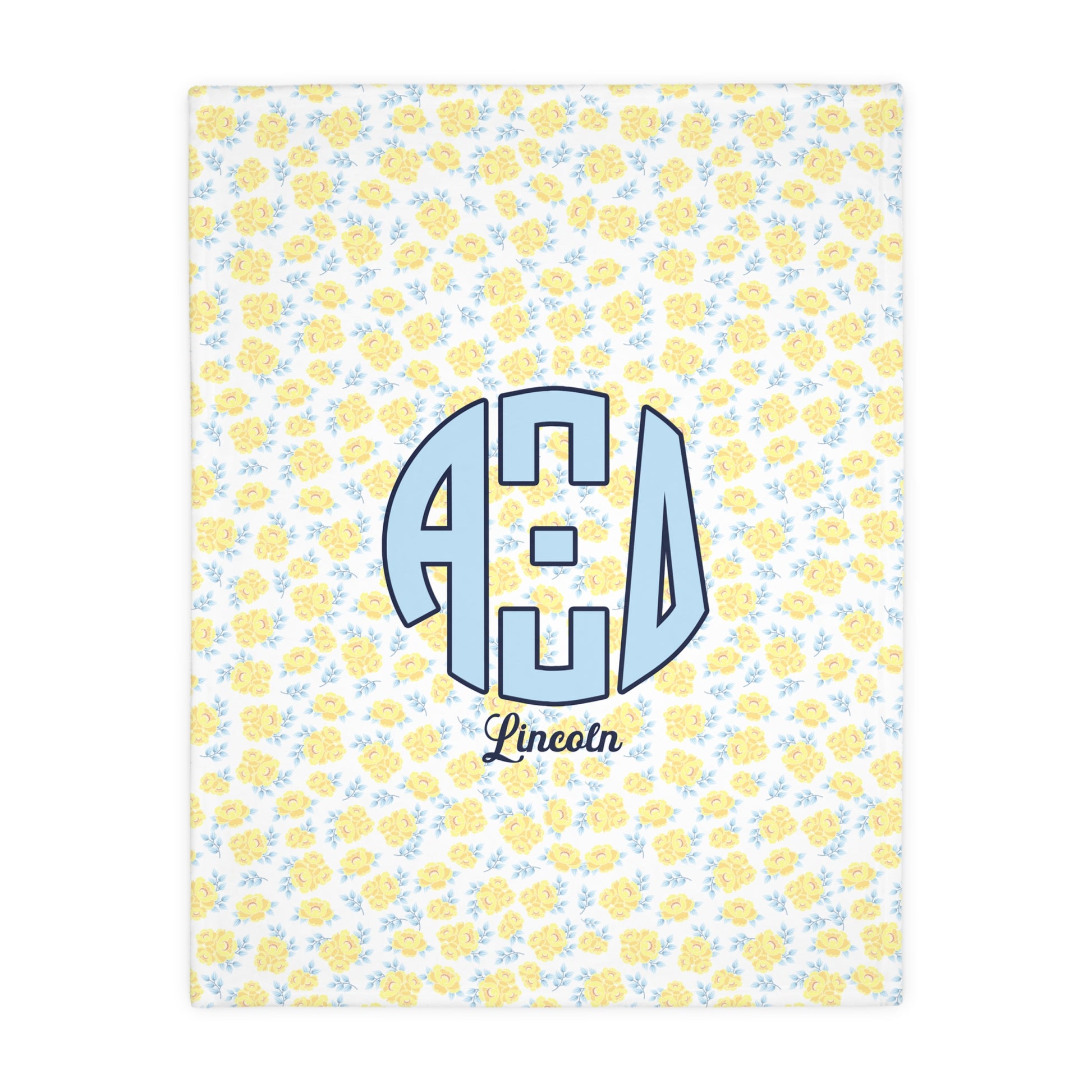 Alpha Xi Delta Double Sided Personalized Fleece Blanket - Ivy Society