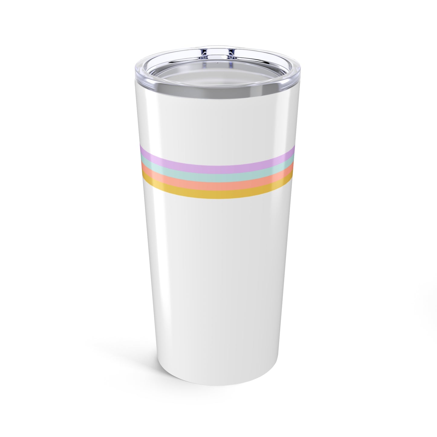 Kappa Alpha Theta Retro Stripe Personalized Tumbler - Ivy Society