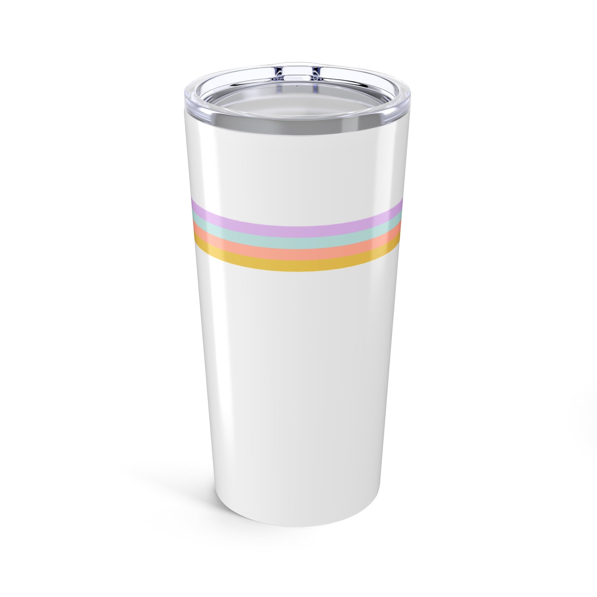 Kappa Alpha Theta Retro Stripe Personalized Tumbler - Ivy Society
