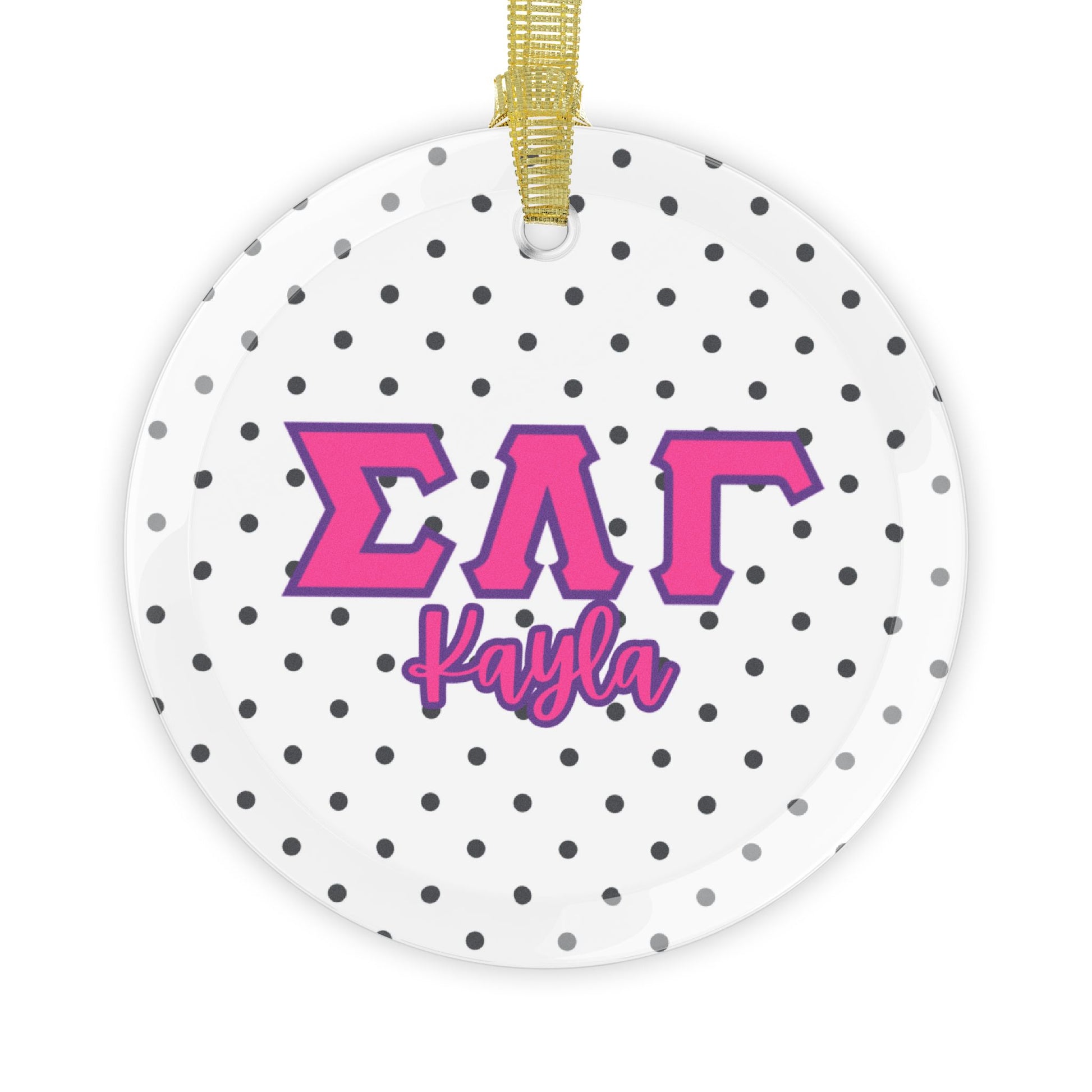 Sigma Lambda Gamma Personalized Ornament - Ivy Society