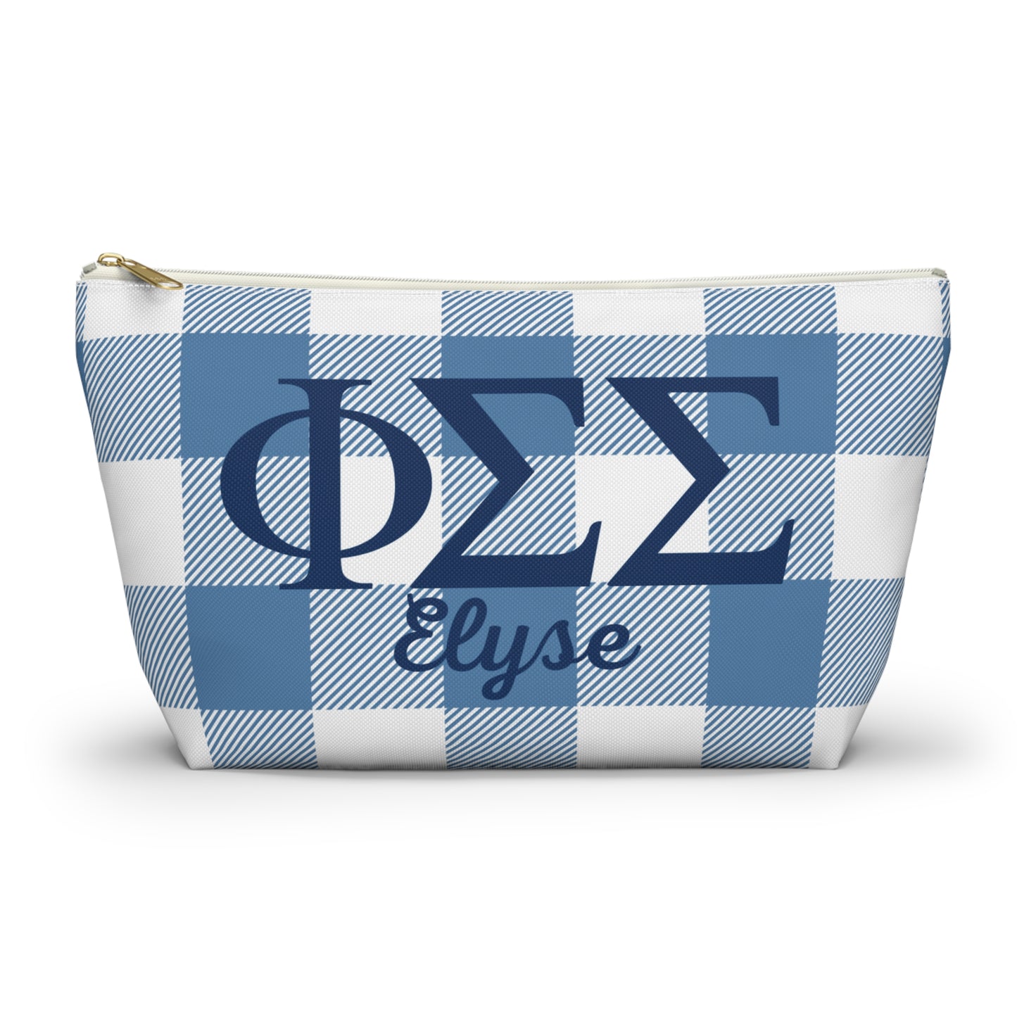 Phi Sigma Sigma Personalized Makeup Bag - Ivy Society
