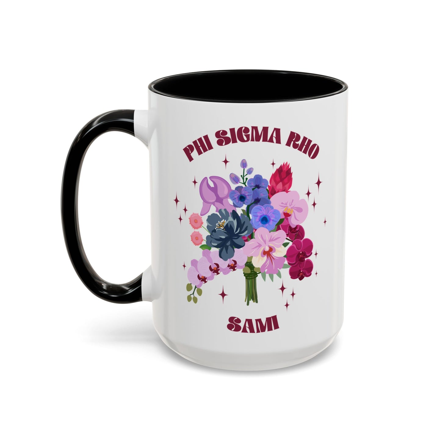 Phi Sigma Rho Personalized Flower Mug - Ivy Society